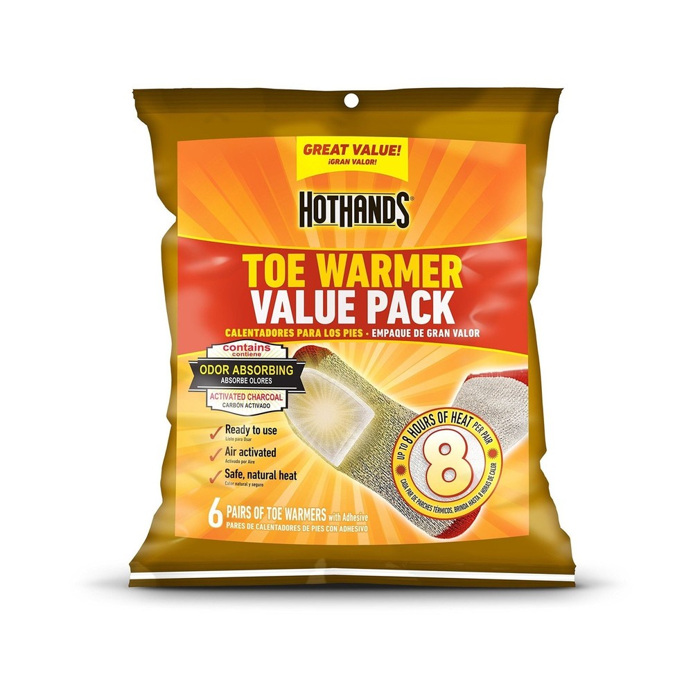 HotHands Toe Warmers - Long Lasting Safe Natural Odorless Air Activated...