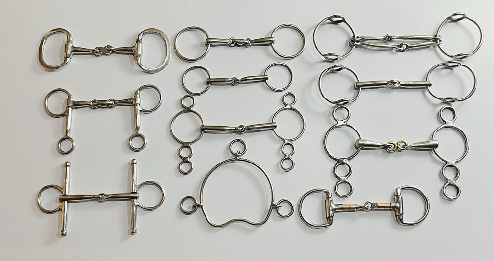 Dee ring single joint oval link snaffle bit with copper roller | Stainless Steel