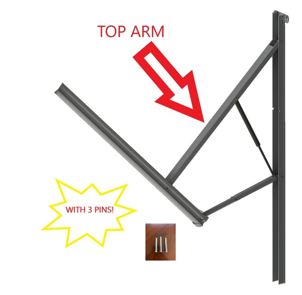New Lippert Style 404523 Solera 63" Short Awning Top Inner Arm 49" Length W/PINS