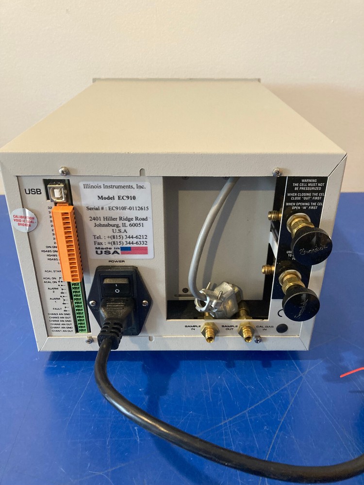 15207 Illinois Instrument EC910 oxygen analyzer