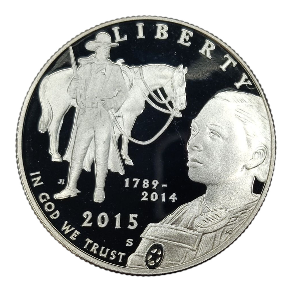 2015 Proof US Marshals Service - Commemorative Half Dollar No Box/COA 4