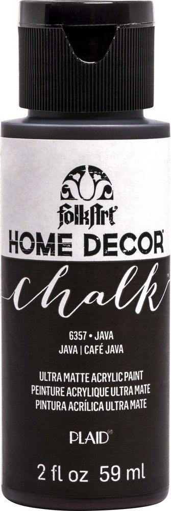 FolkArt Home Decor Chalk Paint 2oz-Java - 3 Pack