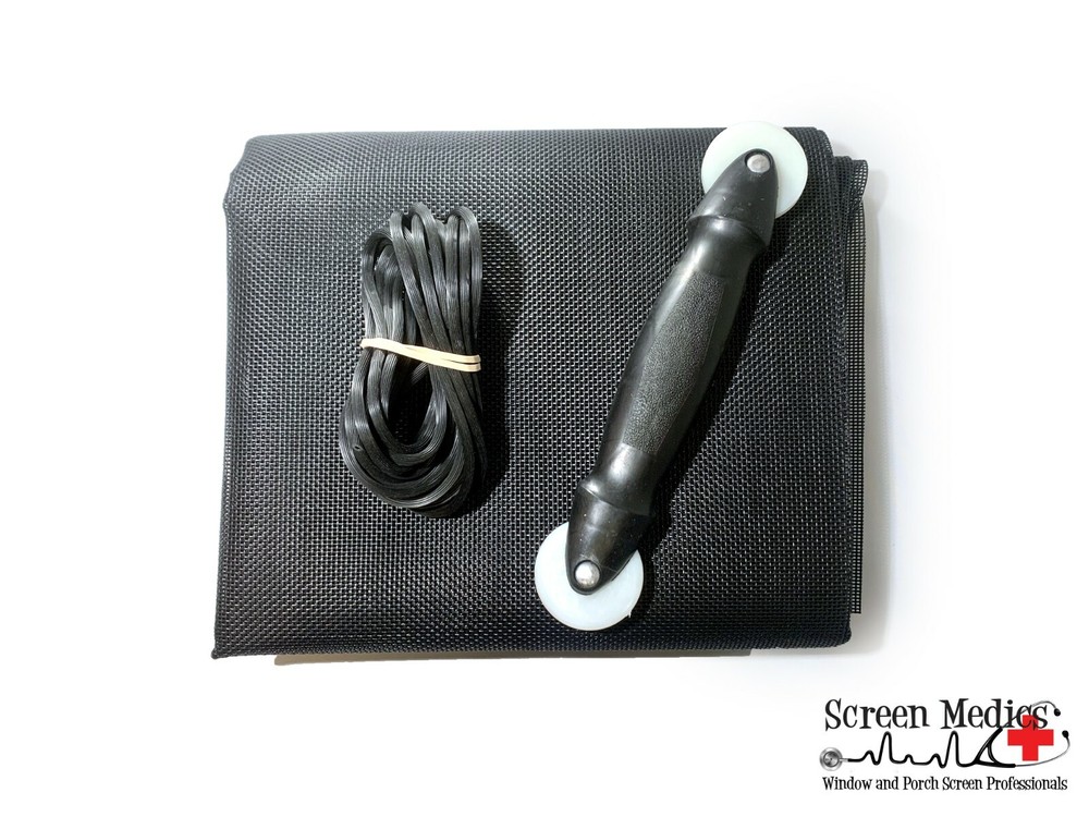 Sun Blocking Screen Repair Kit FREE Roller Tool 36"x36" - UV Window Screen