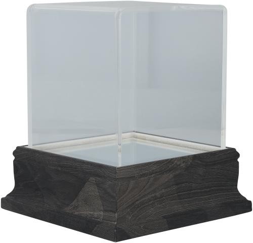 Charcoal Baseball Display Case UV Protected