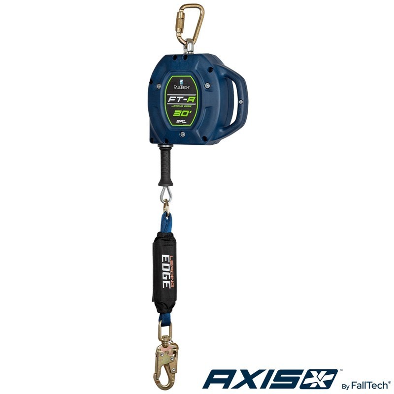 FallTech FT-R 30ft Class 2 Leading Edge SRL with Galvanized Steel Cable