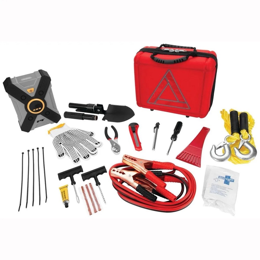 44 pc. Vehicle Emergency Kit
