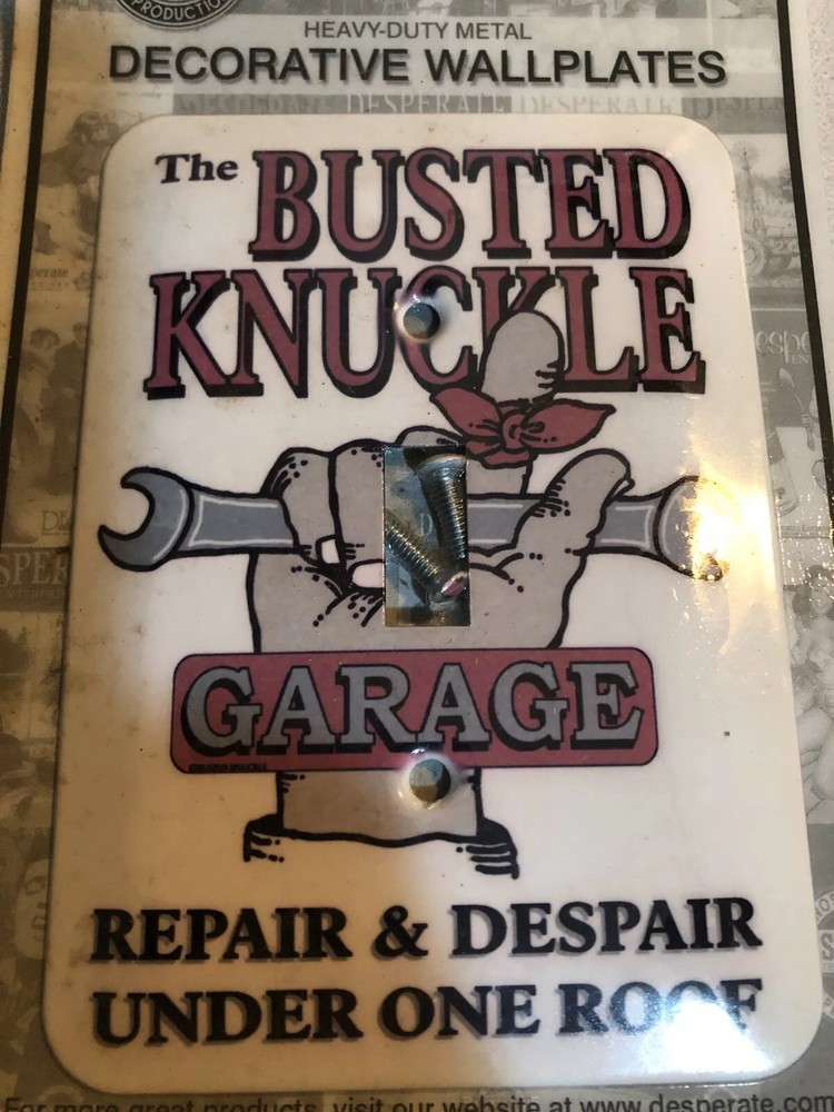 Busted Knuckle Wall Switch Plate