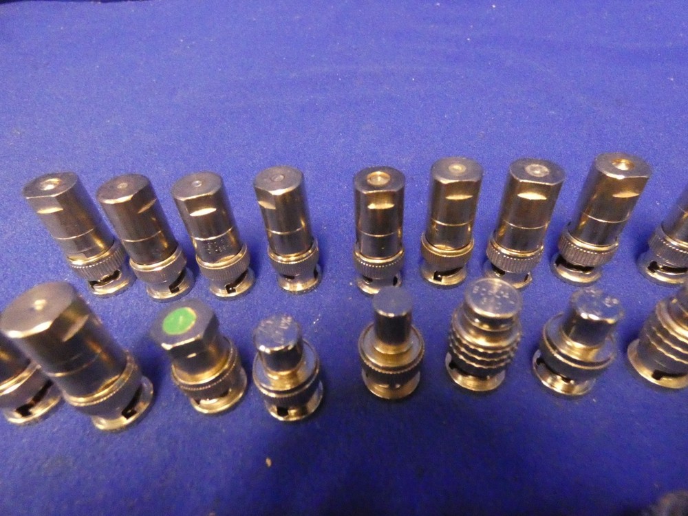 Assorted 75 Ohm BNC Terminator Connectors Qty 50