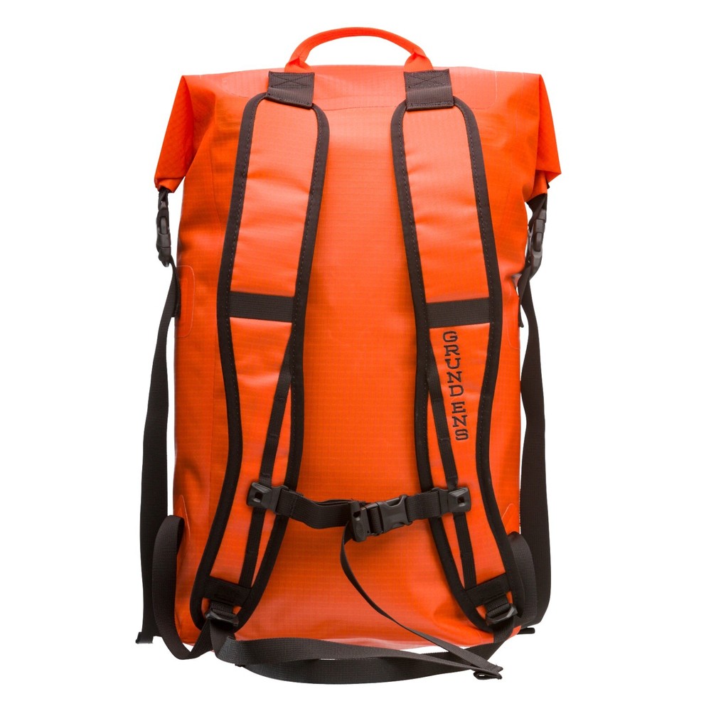Grundens Bootlegger Roll Top Backpack 30L - Color Red Orange - New