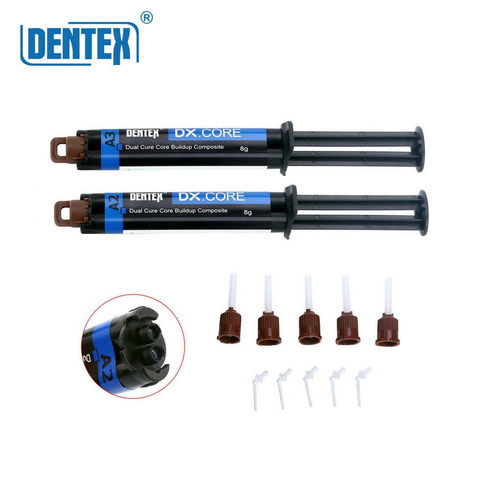 Dentex Dental Dual Cure Light &Self Core Composite  Core Build Up  DX.CORE