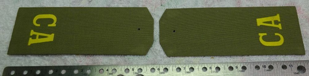 ** GENUINE - Authentic - USSR - set SHOULDER Boards - CA - UNUSED **