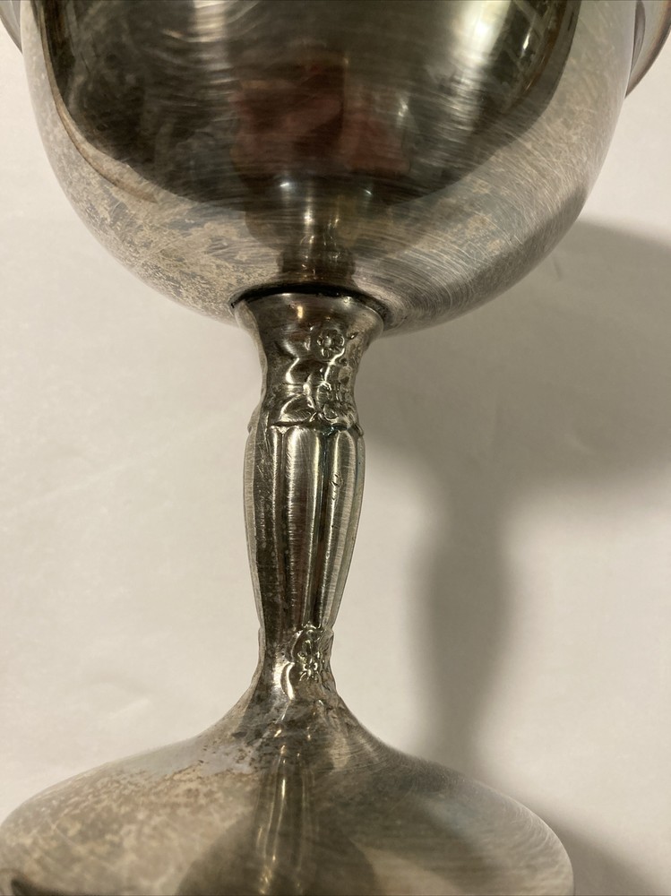 Silver Colored Chalice/Goblet Unpolished International Silver Co.