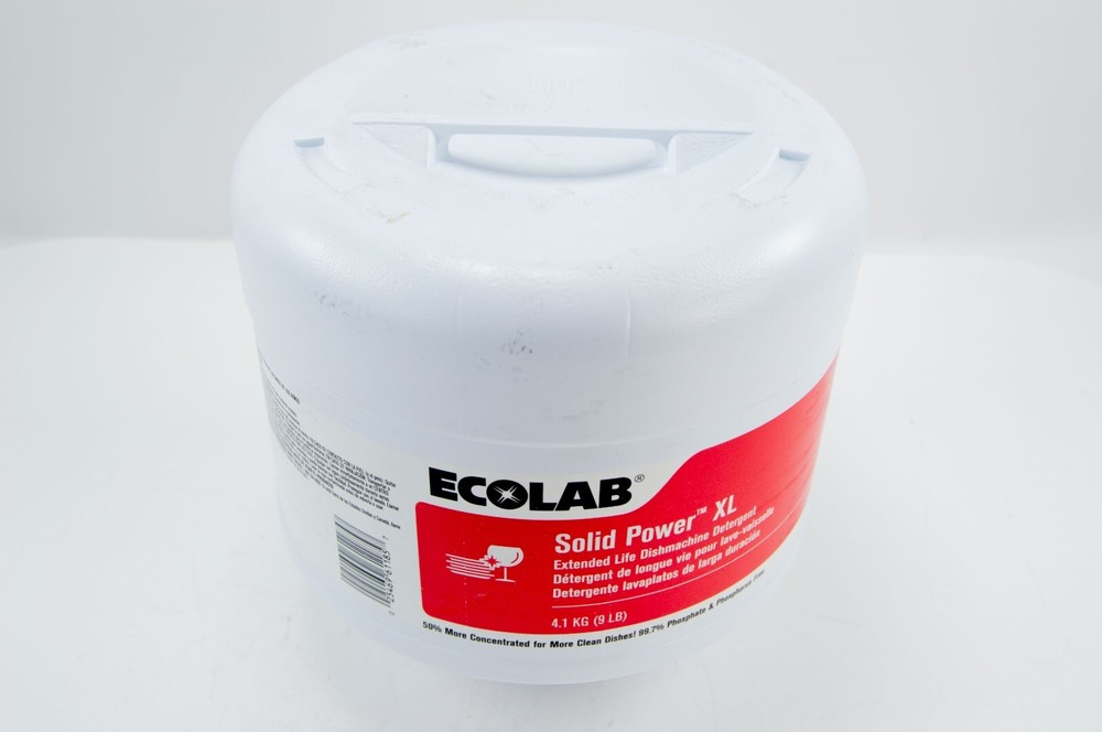 Ecolab Solid Power XL Dish Machine Detergent Capsule 9Lb 6100185