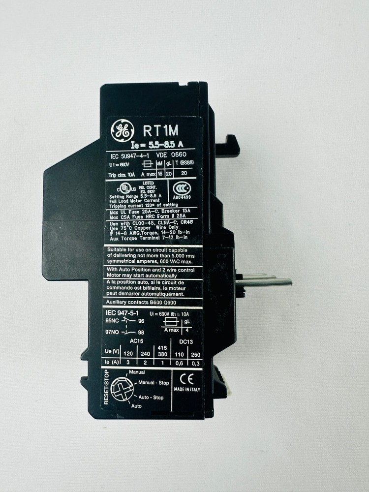 General Electric RT1M Relay