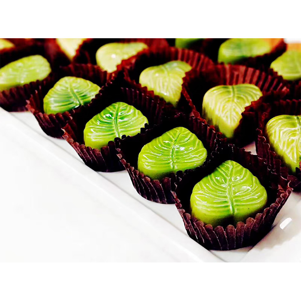 Short Leaf Shape PC Polycarbonate Hard Materials Chocolate Mold DIY Candy Mould
