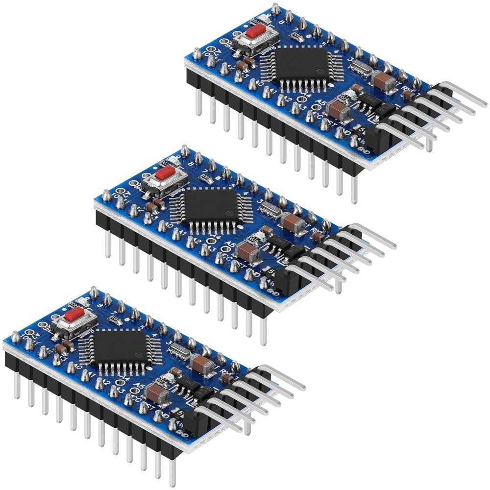 3pcs Pro Mini ATmega328P 5V 16MHz Development Board Microcontroller Compatibl...