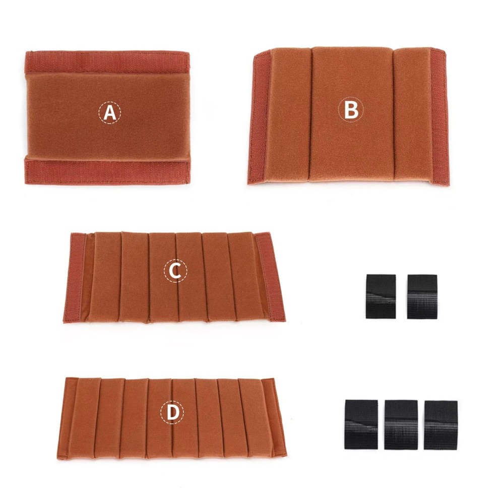 4PCS Dacron Camera Bag Case Insert Partition Divider Protection Pad Accessories