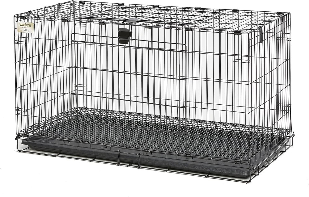 Durable Metal Rabbit Cage - Easy Assembly, Quick Clean