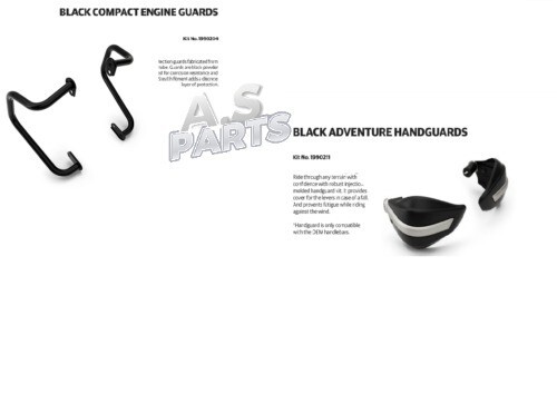 Compact Engine Guard Black Hand Guard For Royal Enfield Himalayan