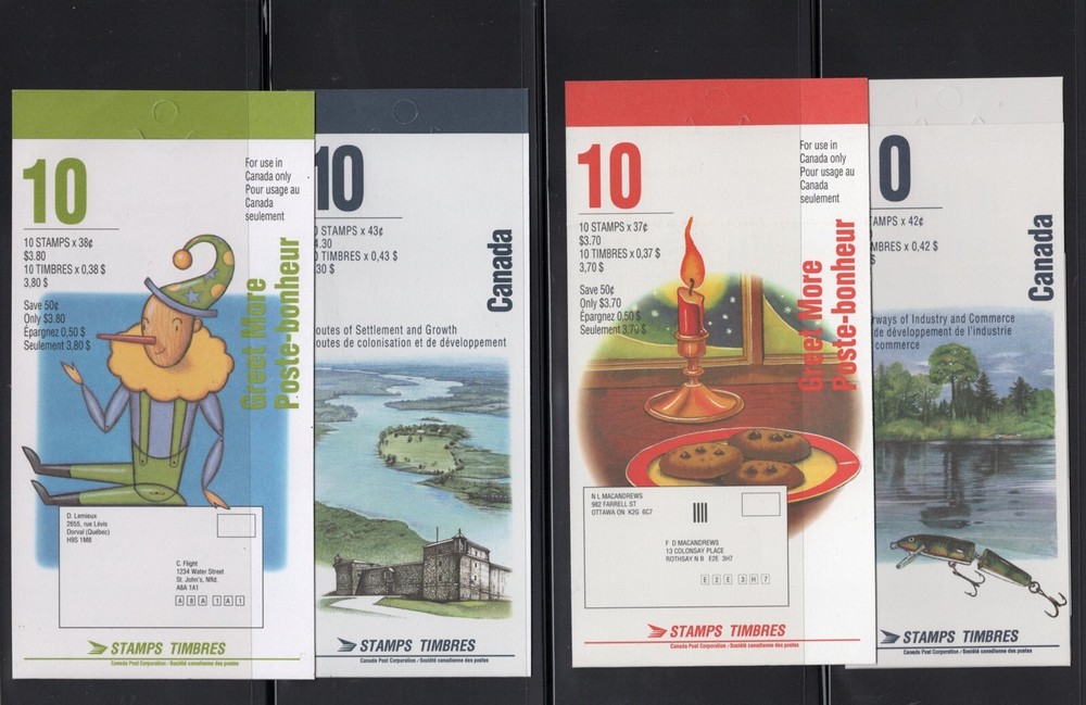 CANADA MINT NH STAMP COLLECTION COMPLETE BOOKLETS #3