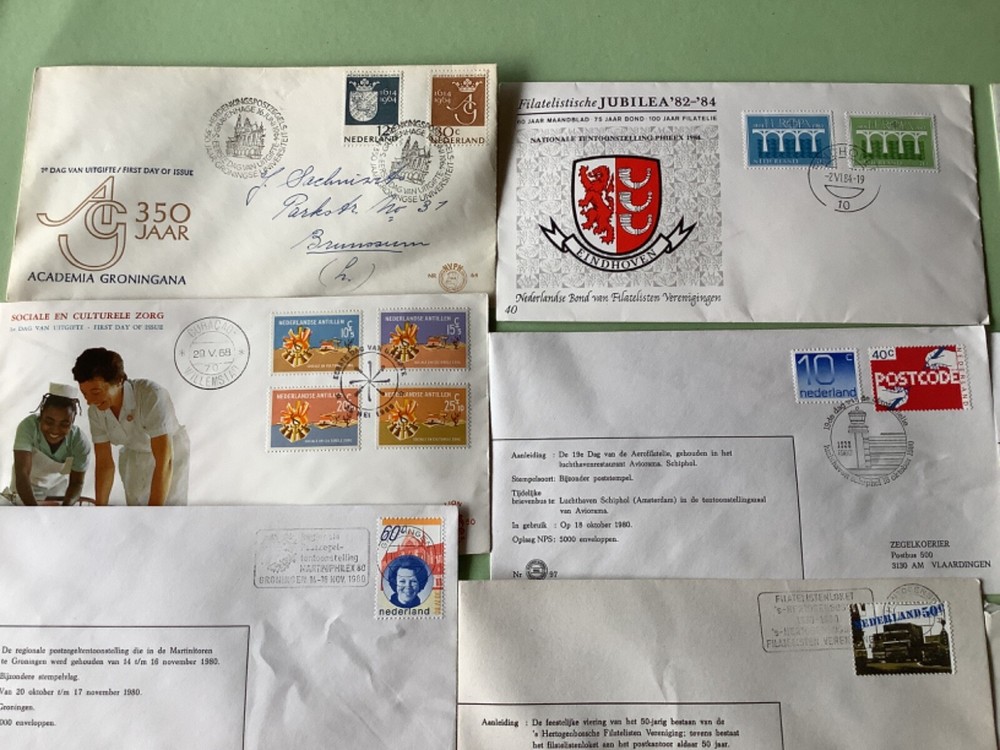 Netherlands & colonies covers 9 items Ref A2107