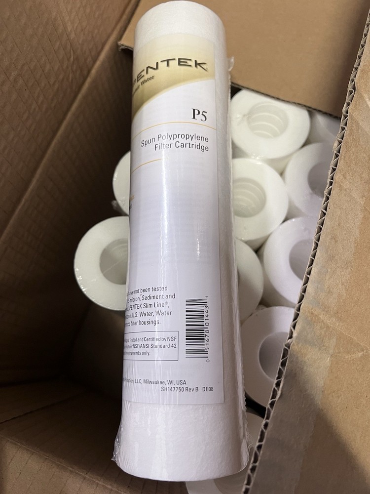 2 Pentek P5 Sediment Filter 5 Micron - Polypropylene Replacement Cartridge