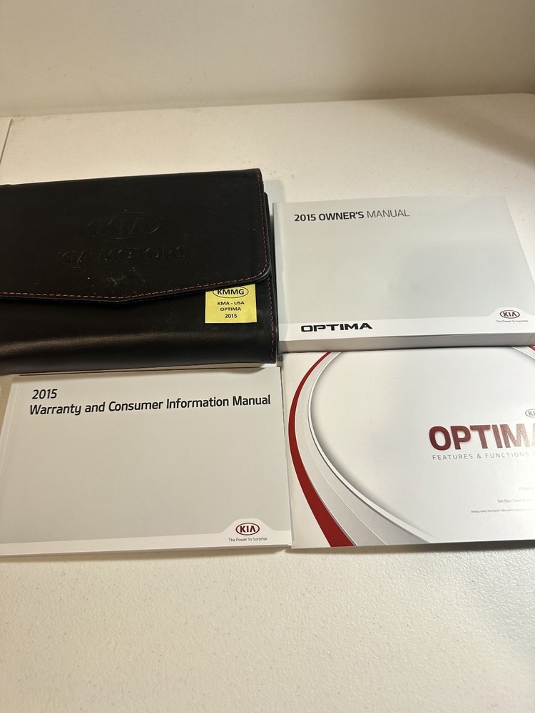 2015 Kia Optima Owner's Manual Set