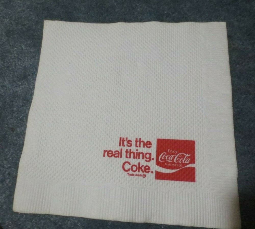 5 Different Coca-Cola Napkins