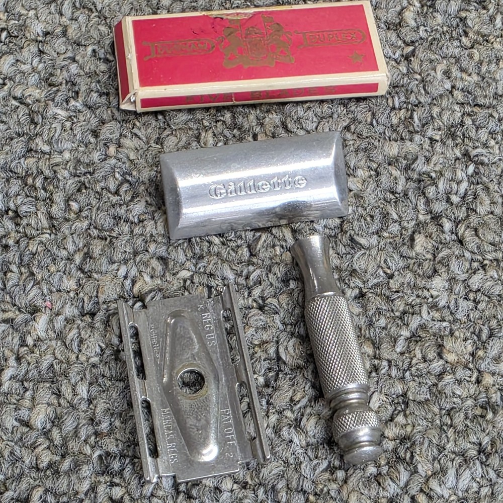 Vintage Gillette Razor Single Blade