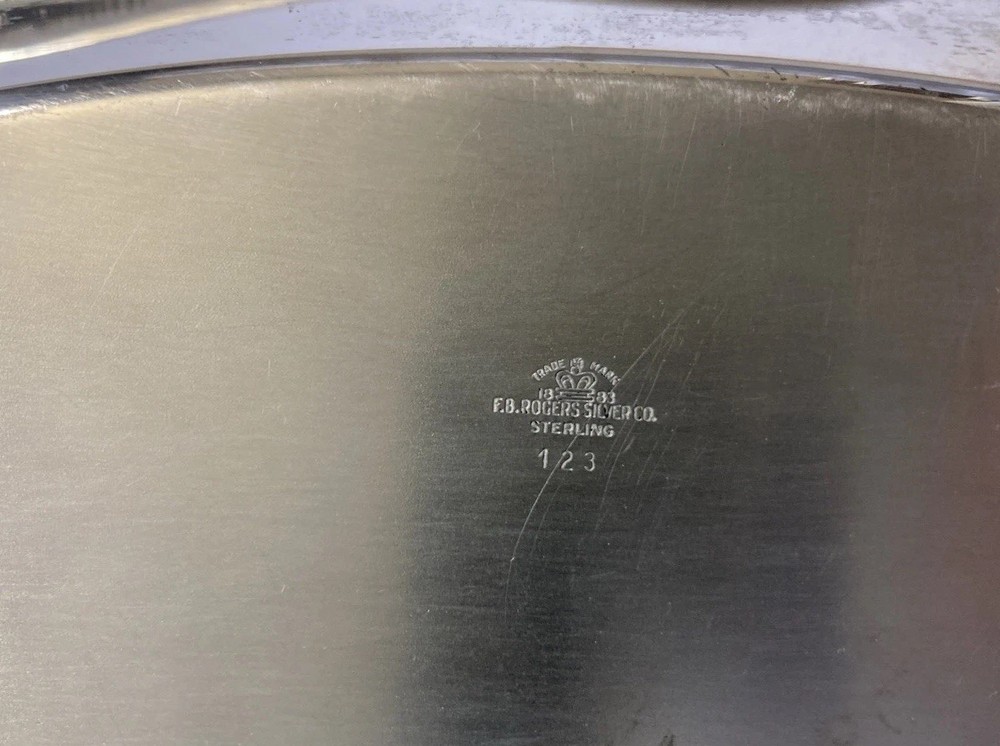 F.B. Rogers Sterling Silver Dish Plate