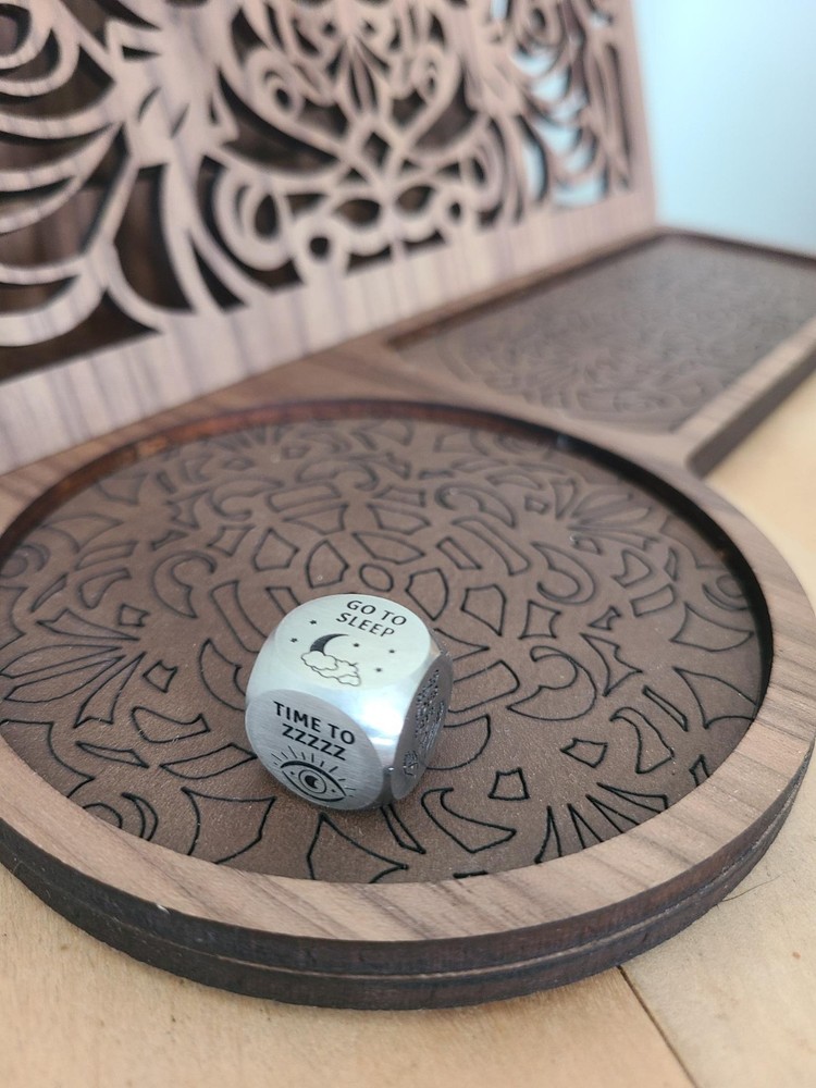 Rustic Brown Wooden Book Valet - Handcrafted with die