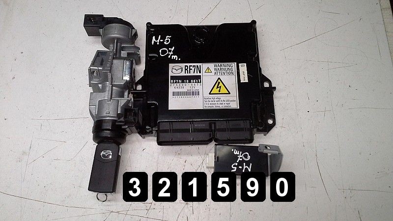 2007 MAZDA 5 ECU SET 2758006673 GENUINE