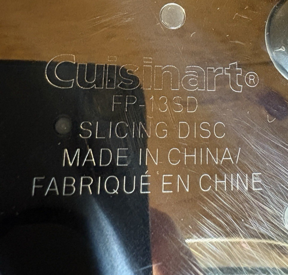 Cuisinart FP-13SD ADJUSTABLE SLICING DISC for Elemental 13-Cup Food Processor