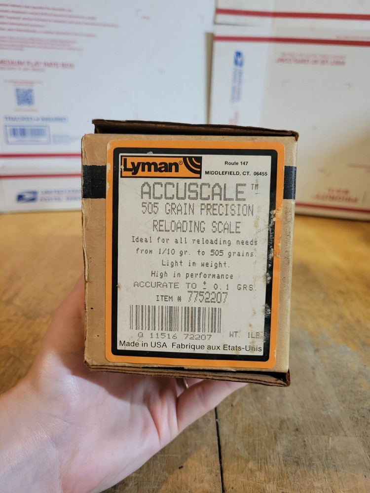Lyman Acculine Accuscale 505 Grain Precision Reloading Scale