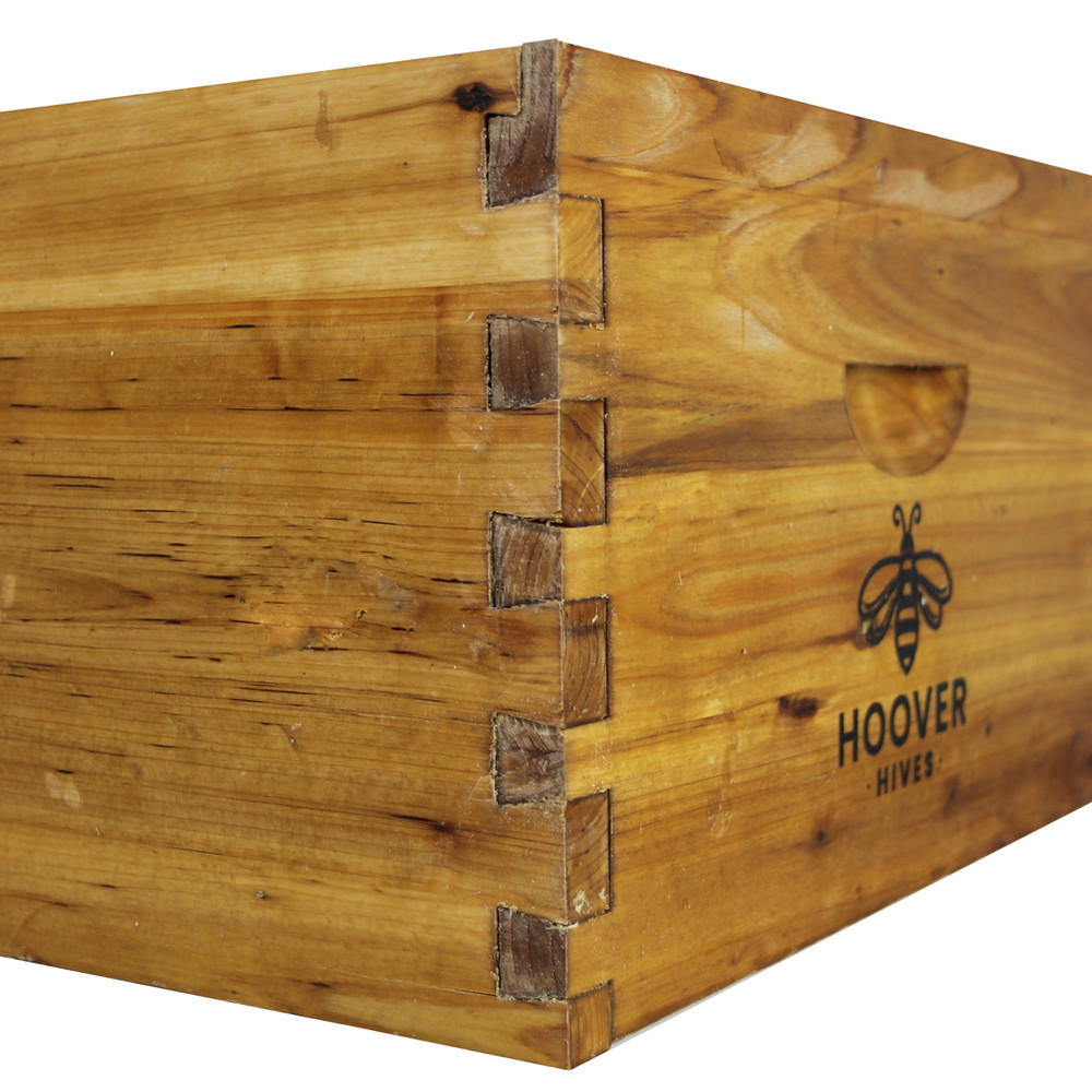 10-Frame Wax-Coated Beehive Kit – (1) Deep & (1) Medium Unassembled | Hoover Hiv