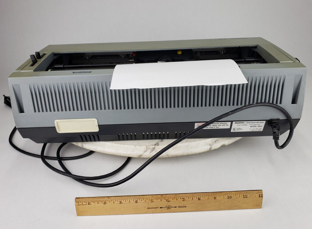 Swintec Typewriter 8011 Wide Format Word Processor Desktop Publisher Tested