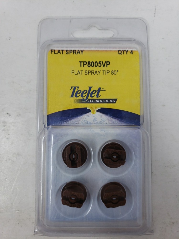3 TeeJet TP8005VP Flat Spray Tip Packs