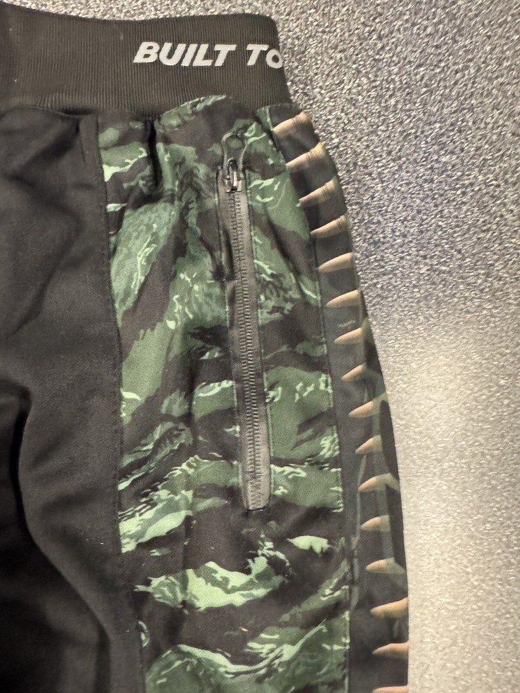VIRTUE "Tigerstripe Bullets” jogger style pants. SIZE MEDIUM. Rare!