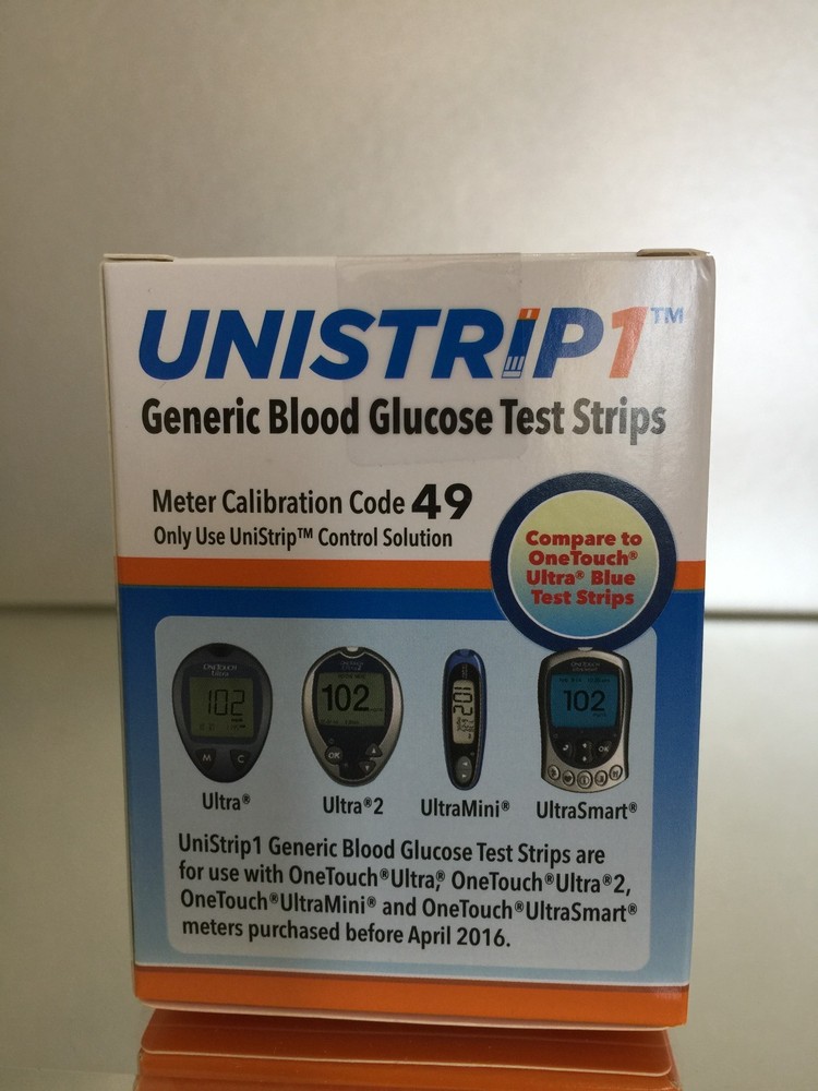 True Point Blood Glucose Test Strips – 50 Count – Generic For One Touch