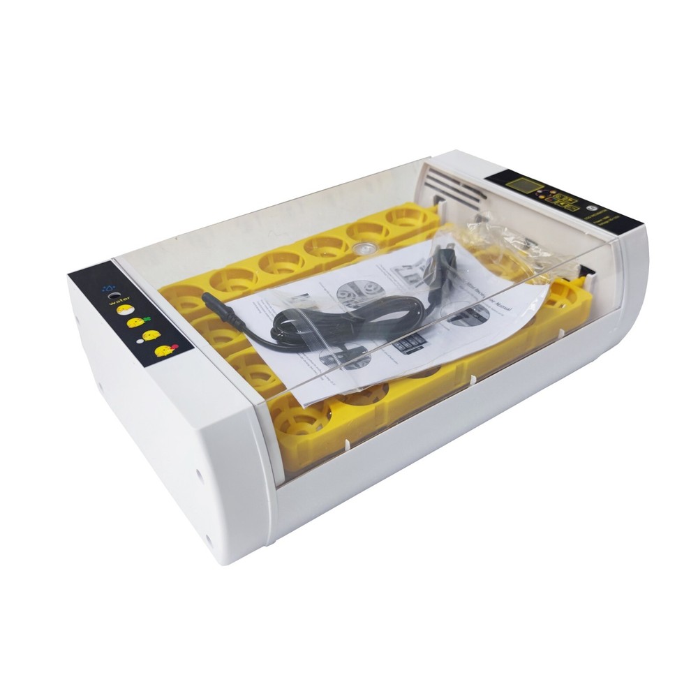 24 Eggs Automatic Egg Incubator Bird Poultry Hatcher Breeder Digital Display