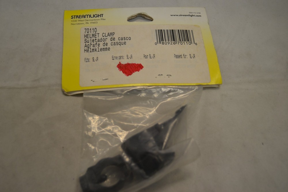 Streamlight Helmet Clamp Kit for SLJR Flashlight