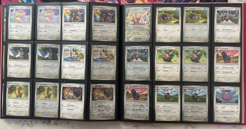 Obsidian Flames - Complete Base Set - C,U,R,RR and Reverses - Binder