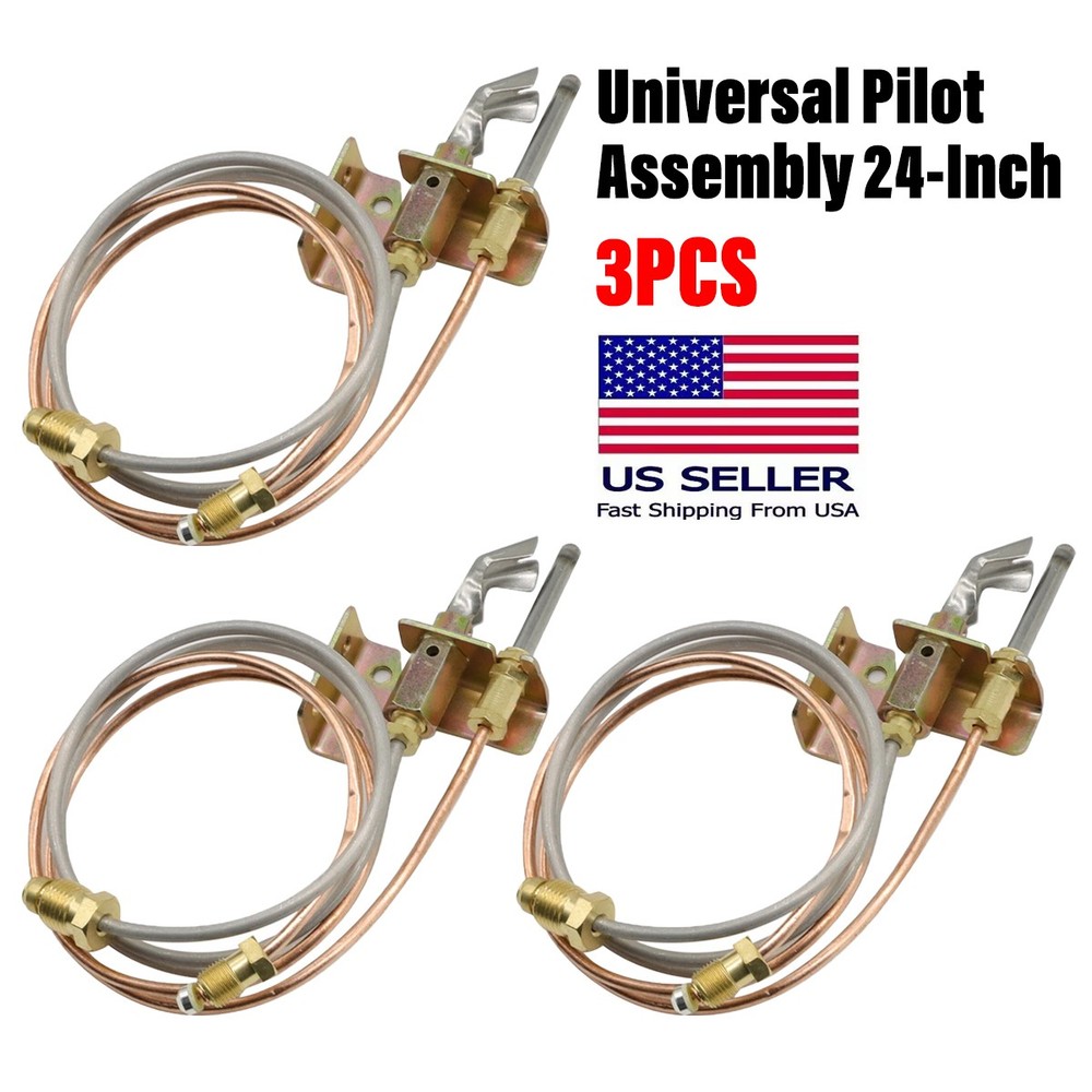Universal Pilot Assembly 24-Inch Propane Gas Furnaces Boilers Water Heaters 3X