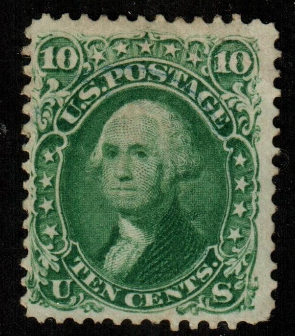 Scott 68 10¢ George Washington Mint Hinged