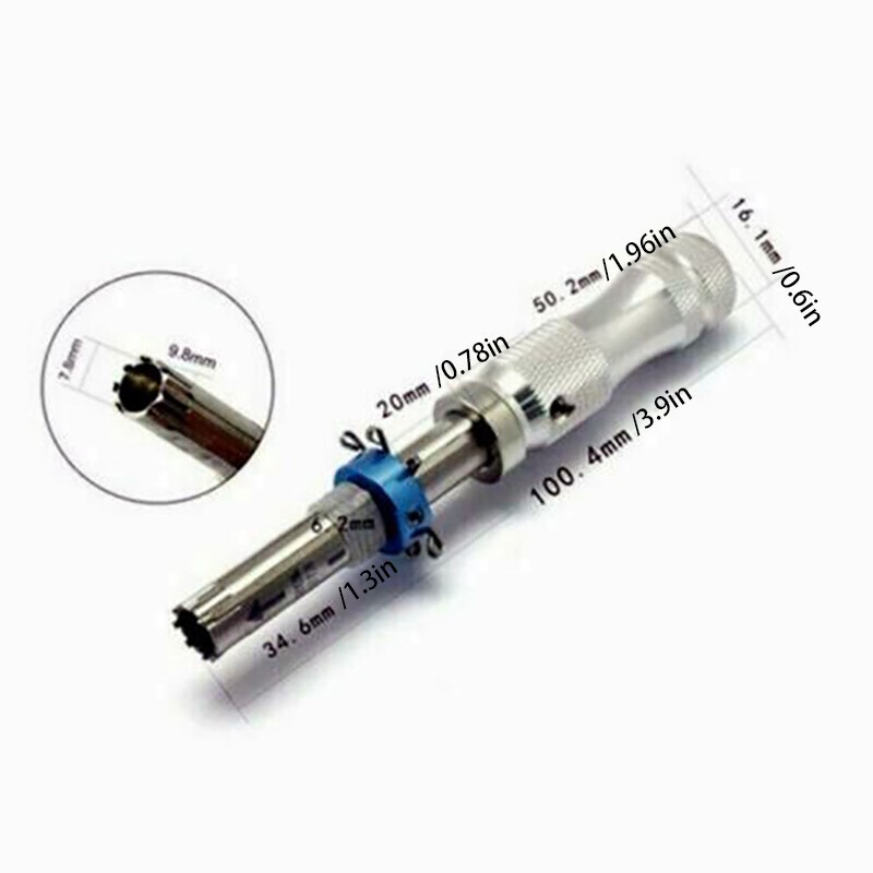 Locksmith Tools 3 Pcs 7 Pin Advanced Tubular Lock Tool Set for Padlock Tool