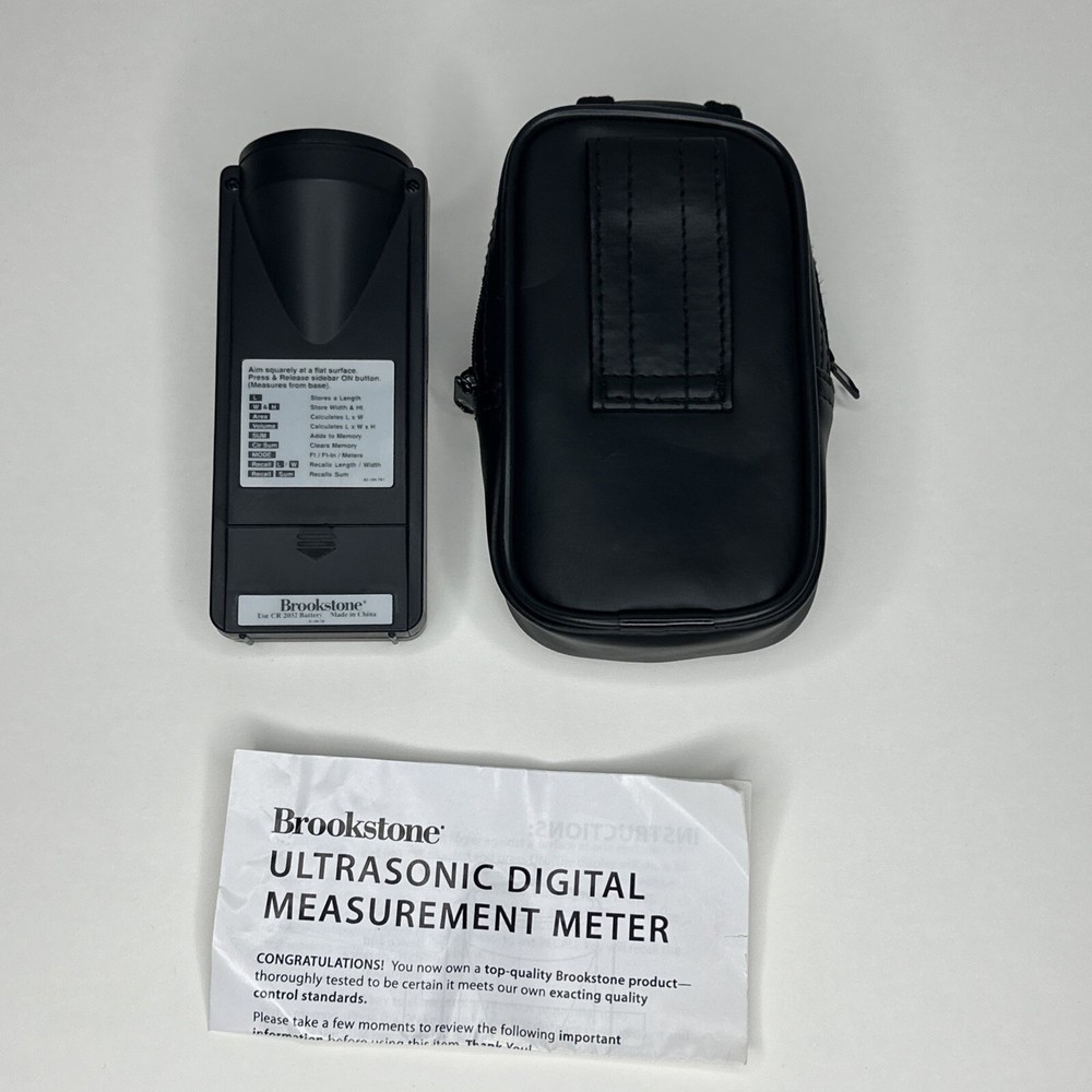 Brookstone Measurement Computer - Ultrasonic Digital Measurement Meter