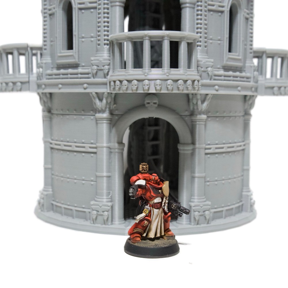 Zorpsector Rome - Sci-Fi Wargaming Communications Tower: 3D Printed