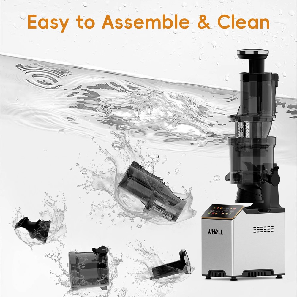 WHALL juicer Cold Press Vertical Juicer Machine With Touchscreen