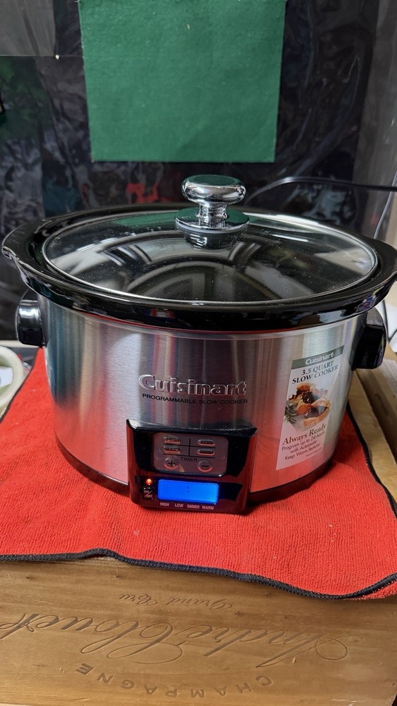 Cuisinart 3.5 Qt Programmable Slow Cooker Stainless Steel Tested