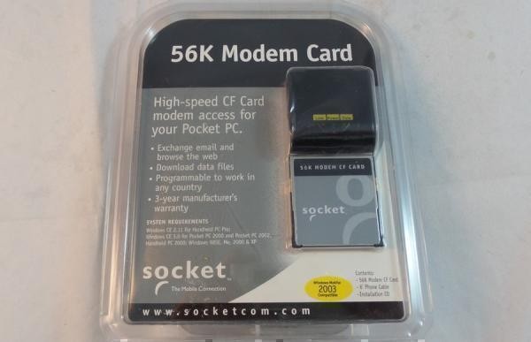 Socket Communications - 56K Modem CF Card (MO7000-324)